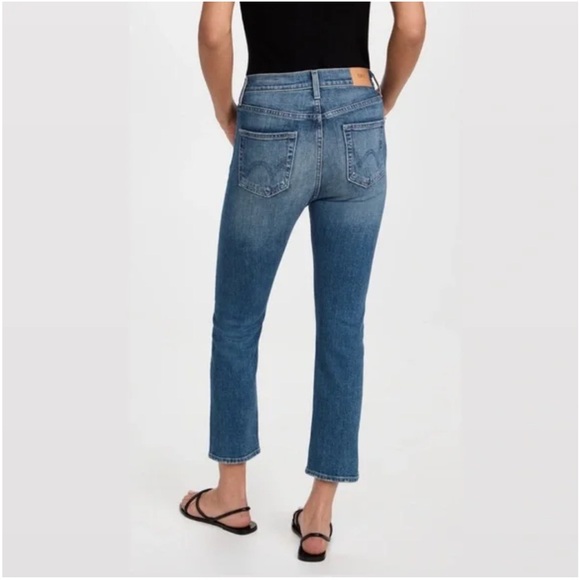 Edwin Elin Crop Straight Jeans Size 30 New - Picture 3 of 15